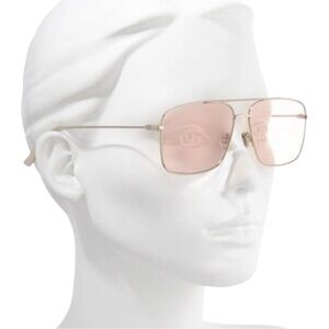 Dior Pink and Gold Sunglasses